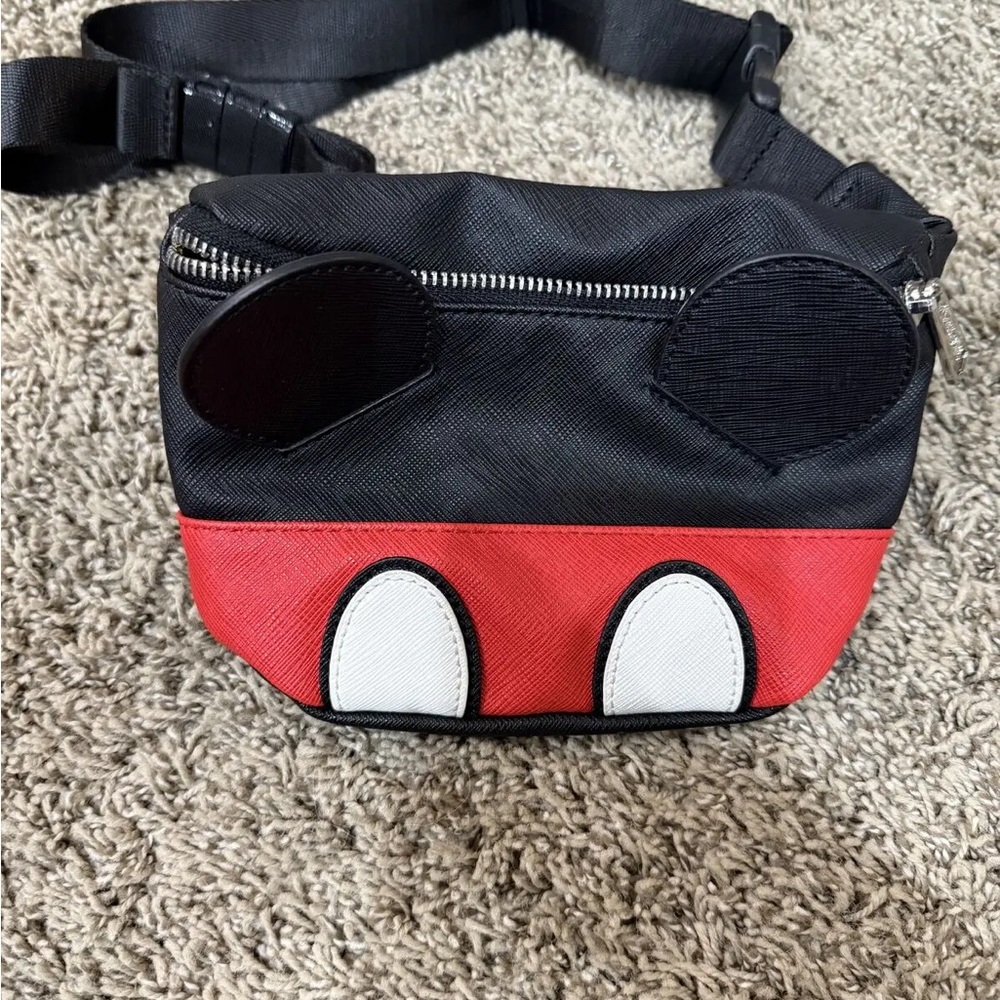 Disney Black and Red Mickey Mouse Crossbody Bag